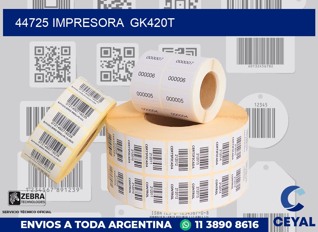 44725 impresora  gk420t