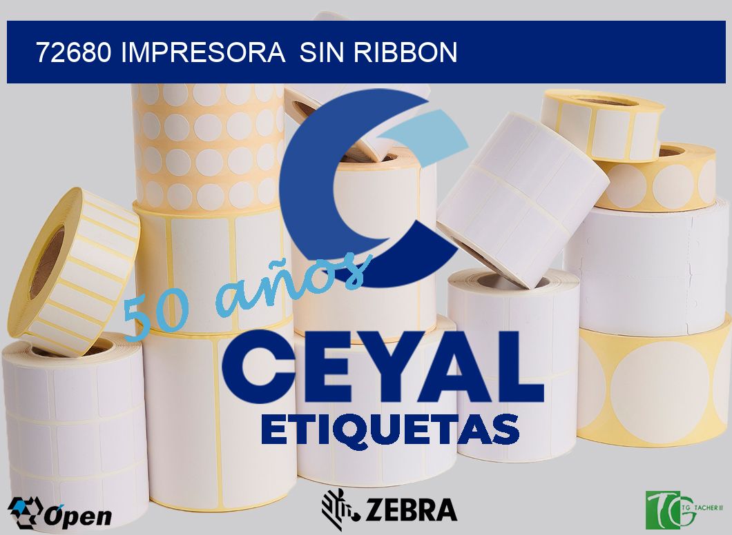 72680 impresora  sin ribbon