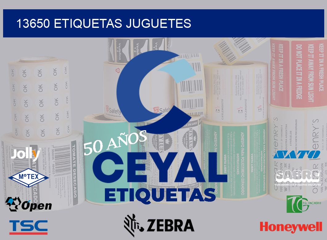 13650 etiquetas juguetes