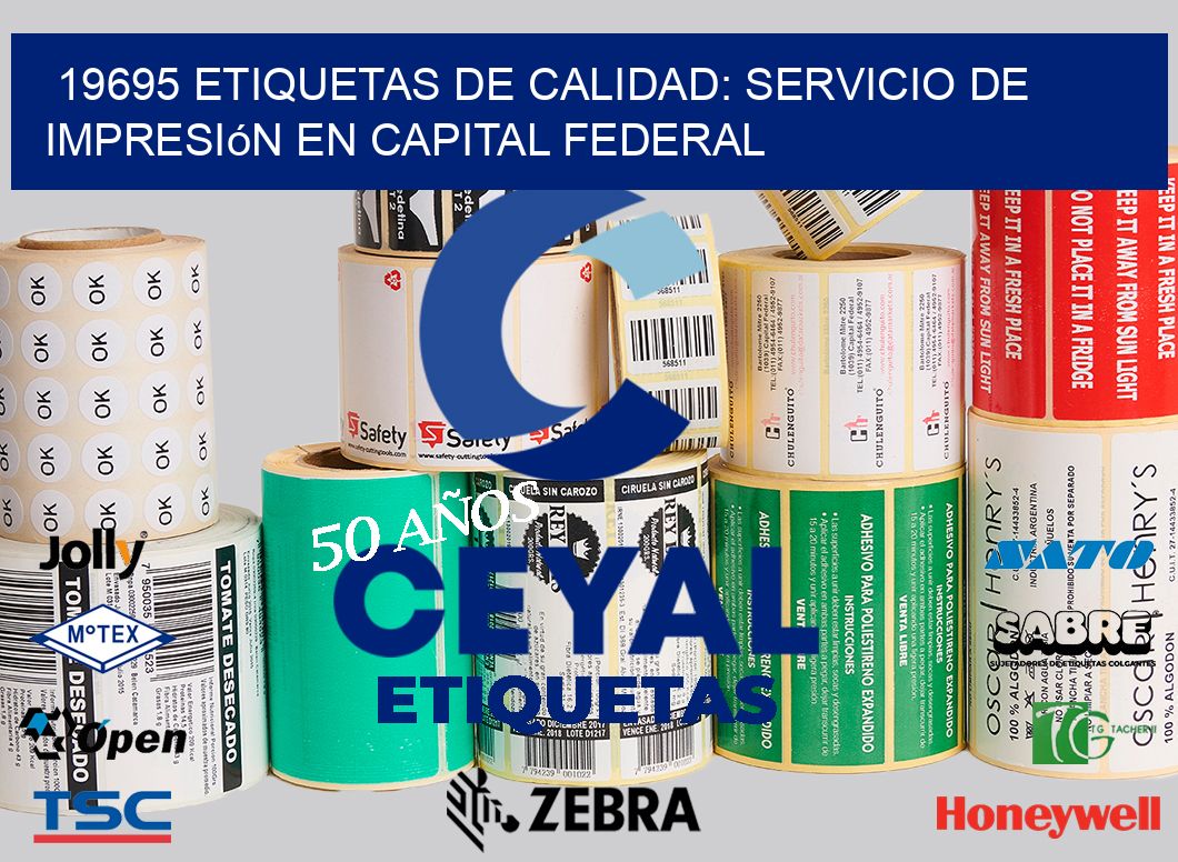 19695 Etiquetas de Calidad: Servicio de Impresión en Capital Federal