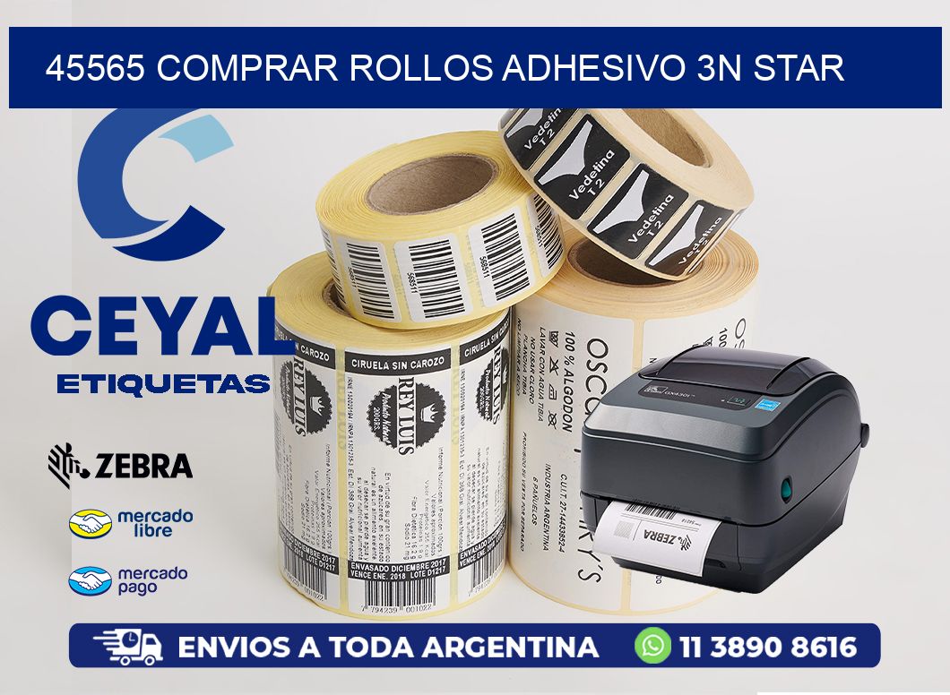 45565 COMPRAR ROLLOS ADHESIVO 3N STAR