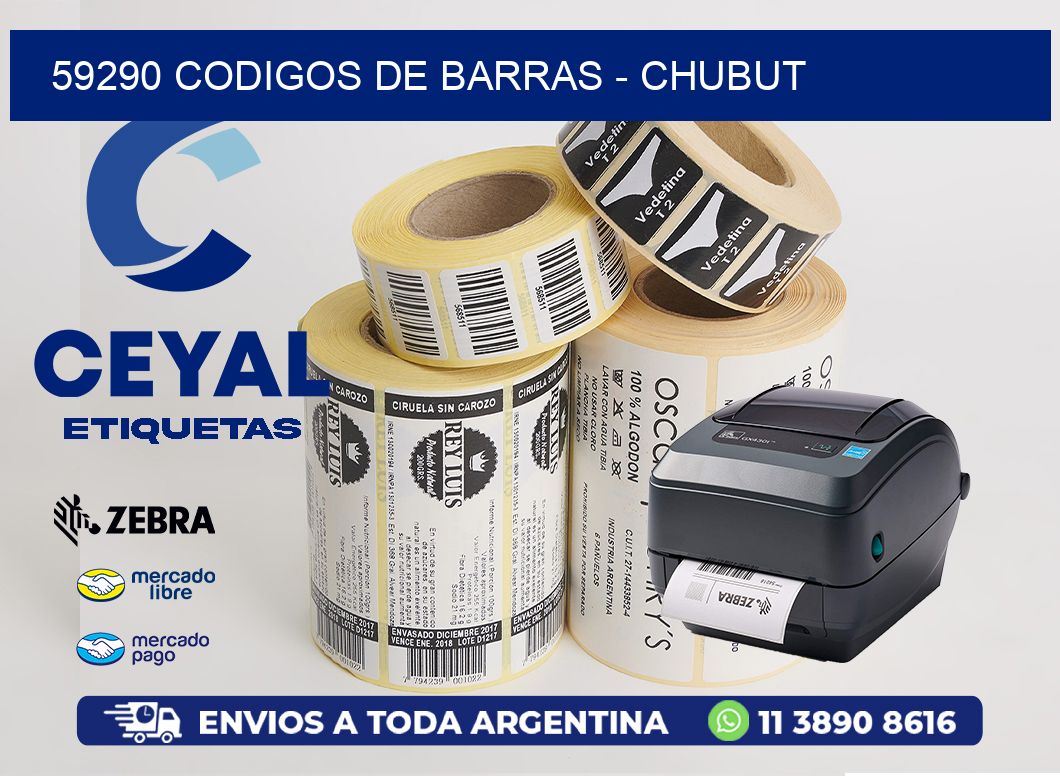 59290 CODIGOS DE BARRAS - CHUBUT