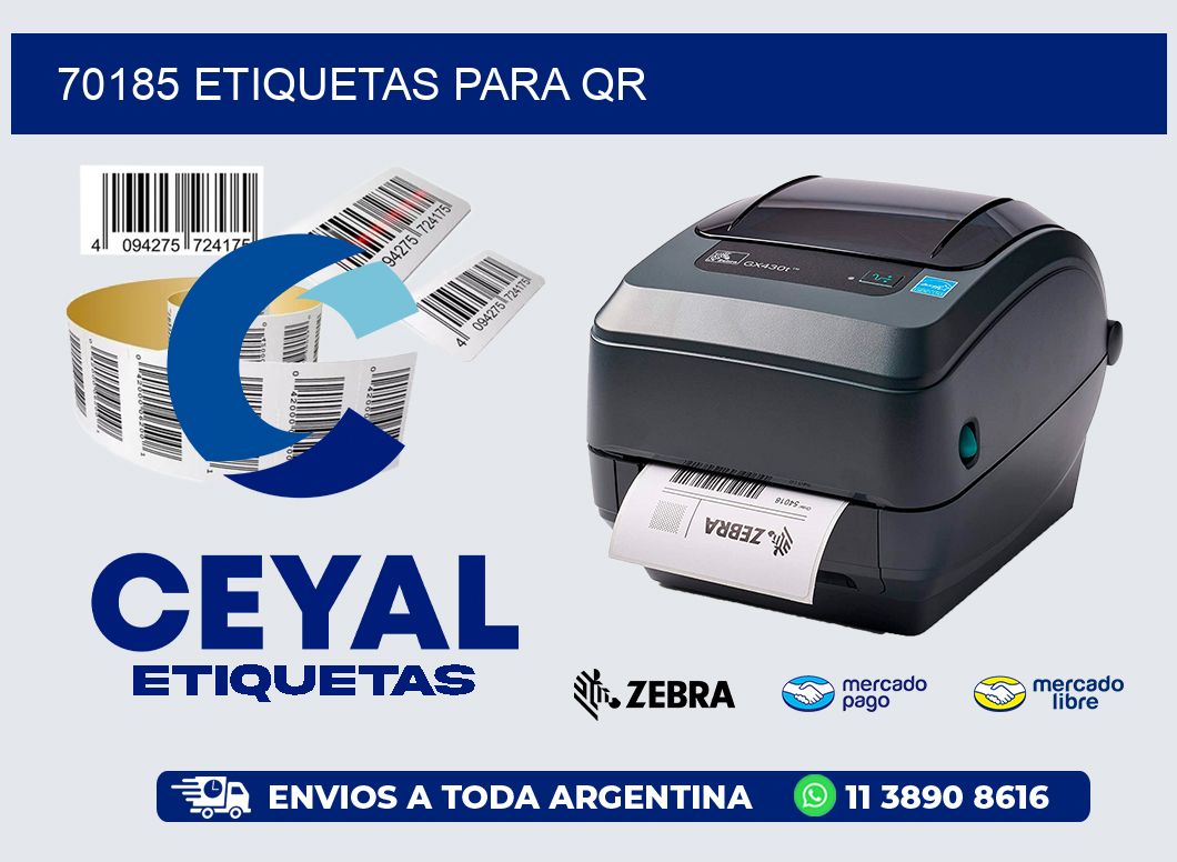 70185 etiquetas para qr