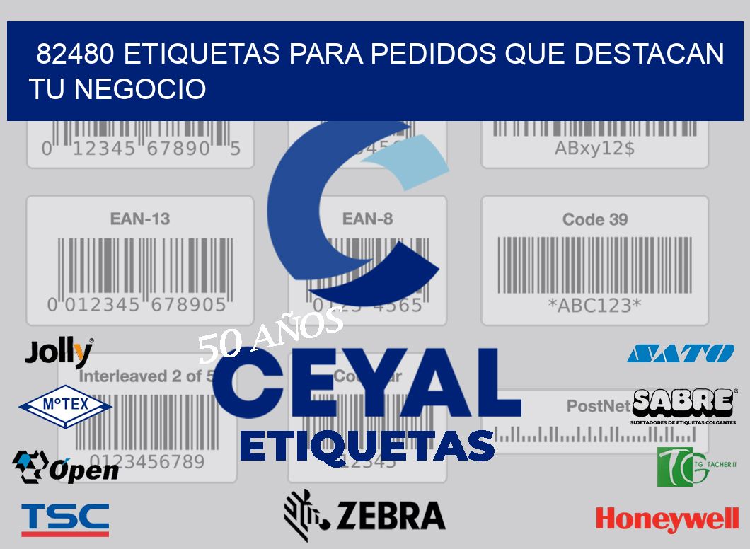 82480 ETIQUETAS PARA PEDIDOS QUE DESTACAN TU NEGOCIO