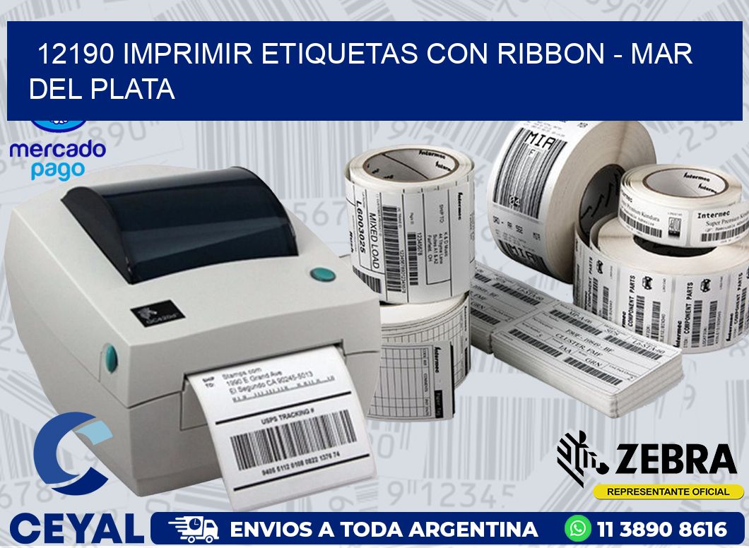 12190 IMPRIMIR ETIQUETAS CON RIBBON - MAR DEL PLATA