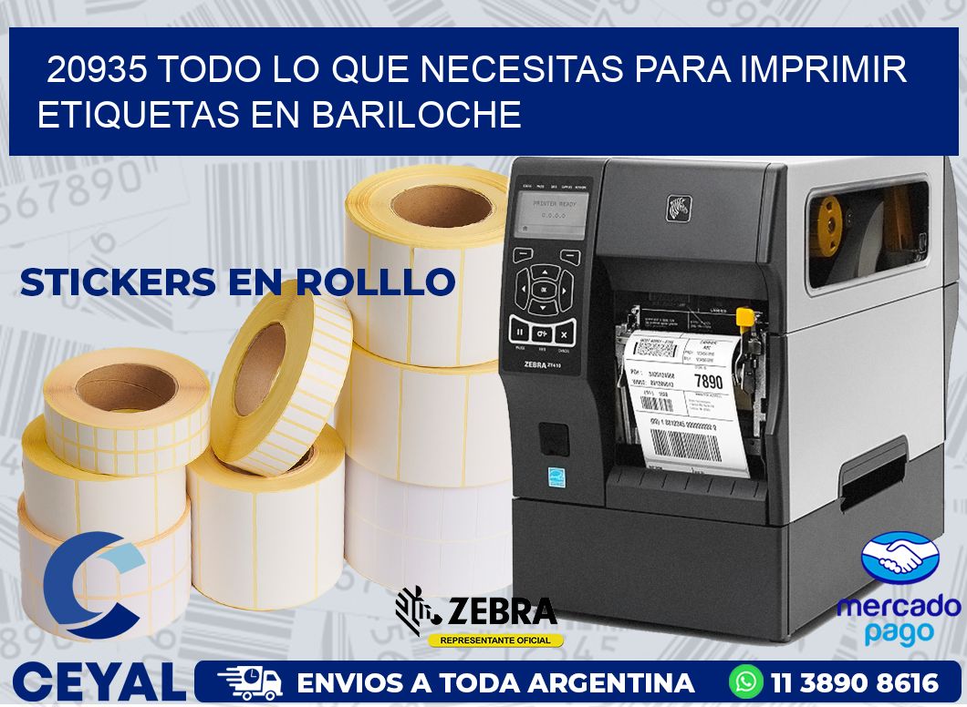 20935 TODO LO QUE NECESITAS PARA IMPRIMIR ETIQUETAS EN BARILOCHE