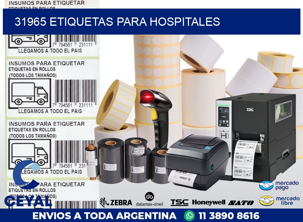 31965 ETIQUETAS PARA HOSPITALES