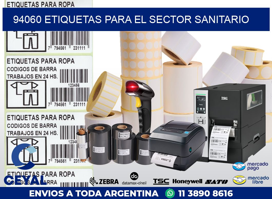 94060 ETIQUETAS PARA EL SECTOR SANITARIO