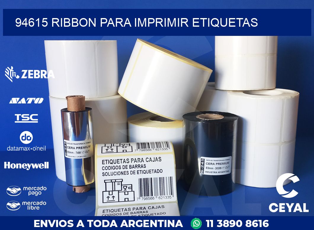 94615 RIBBON PARA IMPRIMIR ETIQUETAS