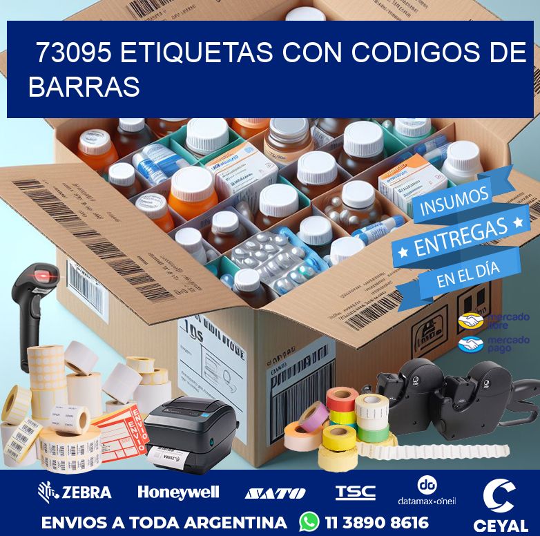 73095 ETIQUETAS CON CODIGOS DE BARRAS