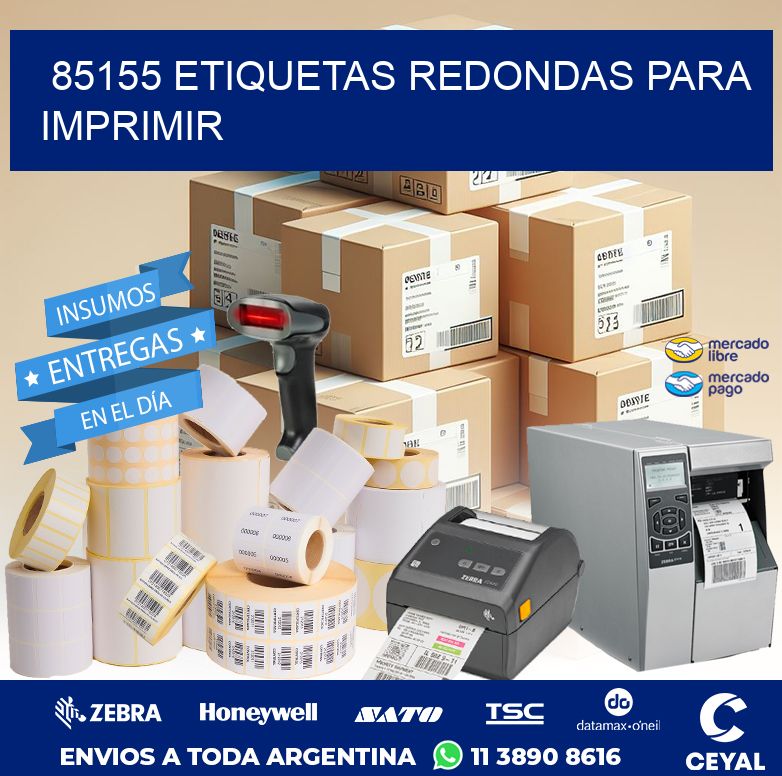 85155 ETIQUETAS REDONDAS PARA IMPRIMIR