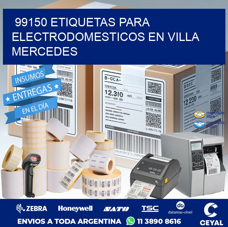 99150 ETIQUETAS PARA ELECTRODOMESTICOS EN VILLA MERCEDES