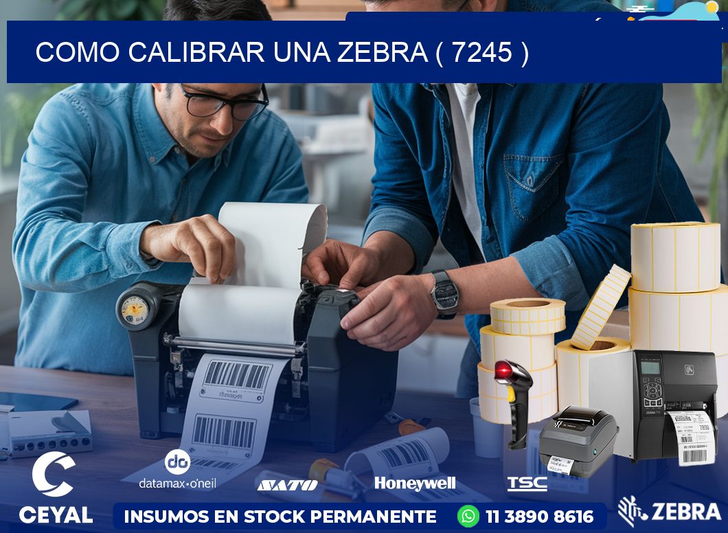 COMO CALIBRAR UNA ZEBRA ( 7245 )