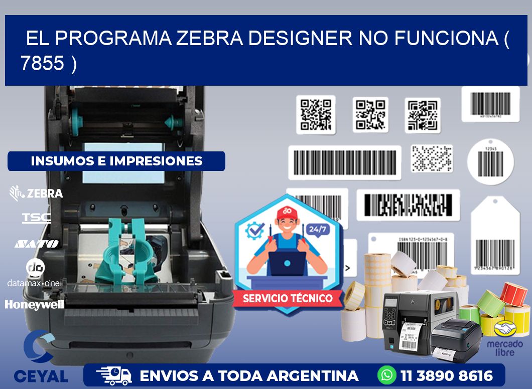 EL PROGRAMA ZEBRA DESIGNER NO FUNCIONA ( 7855 )