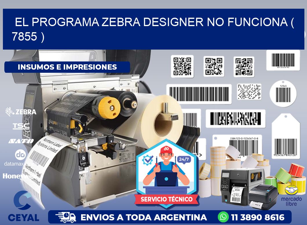 EL PROGRAMA ZEBRA DESIGNER NO FUNCIONA ( 7855 )