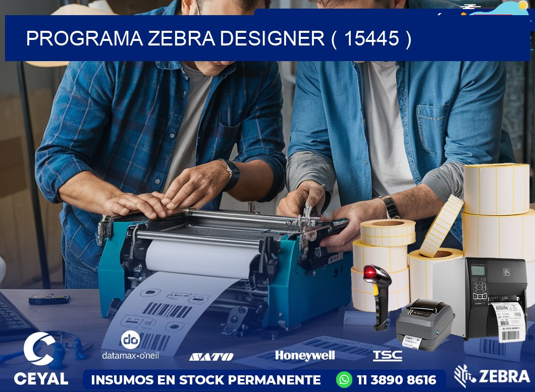 PROGRAMA ZEBRA DESIGNER ( 15445 )