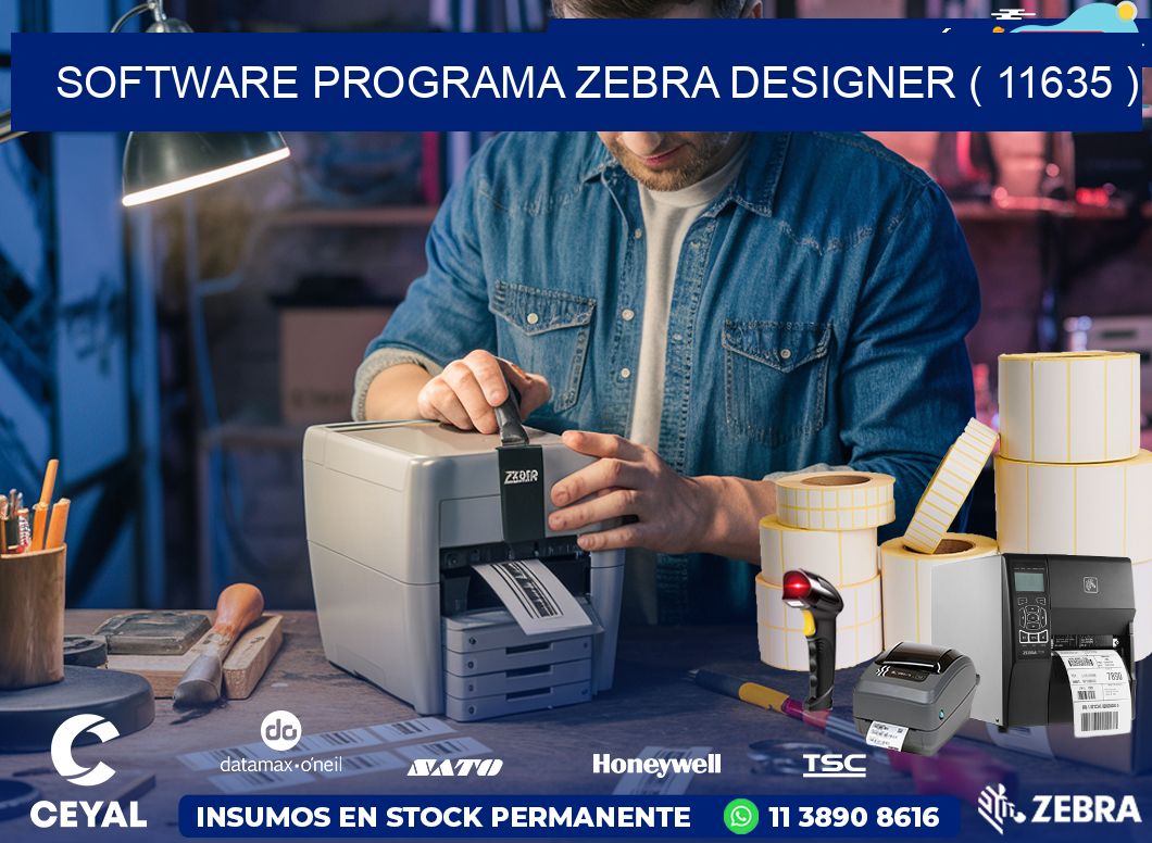 SOFTWARE PROGRAMA ZEBRA DESIGNER ( 11635 )