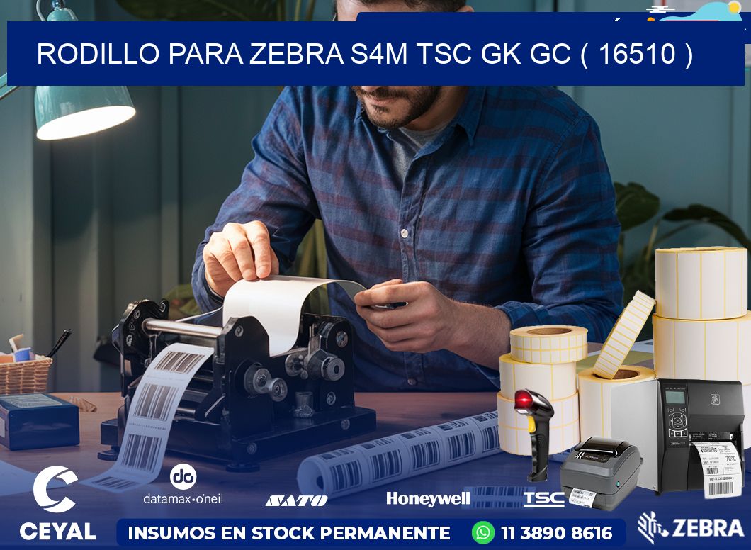 rodillo para zebra S4M TSC GK GC ( 16510 )