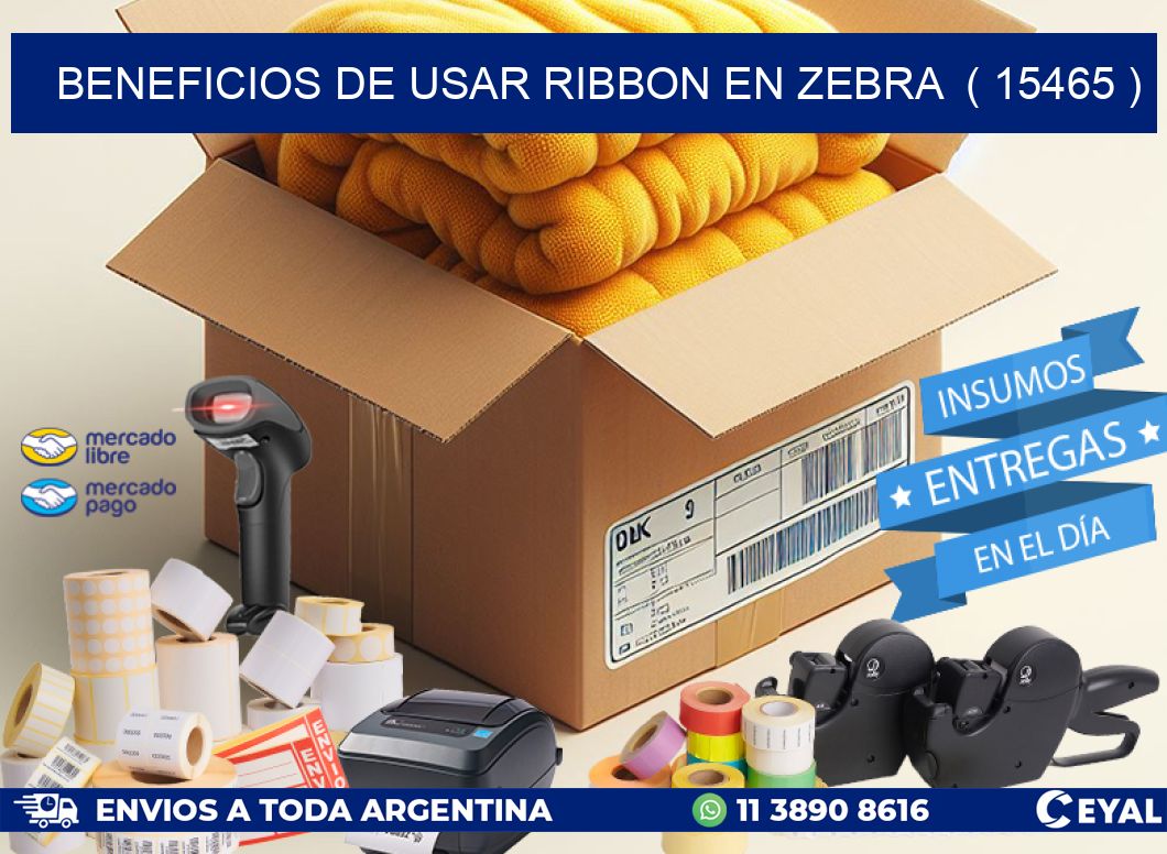 BENEFICIOS DE USAR RIBBON EN ZEBRA  ( 15465 )