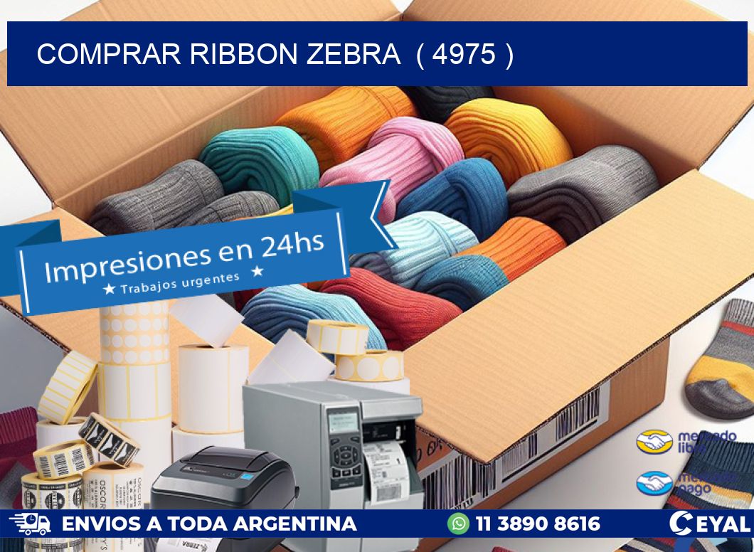 COMPRAR RIBBON ZEBRA  ( 4975 )