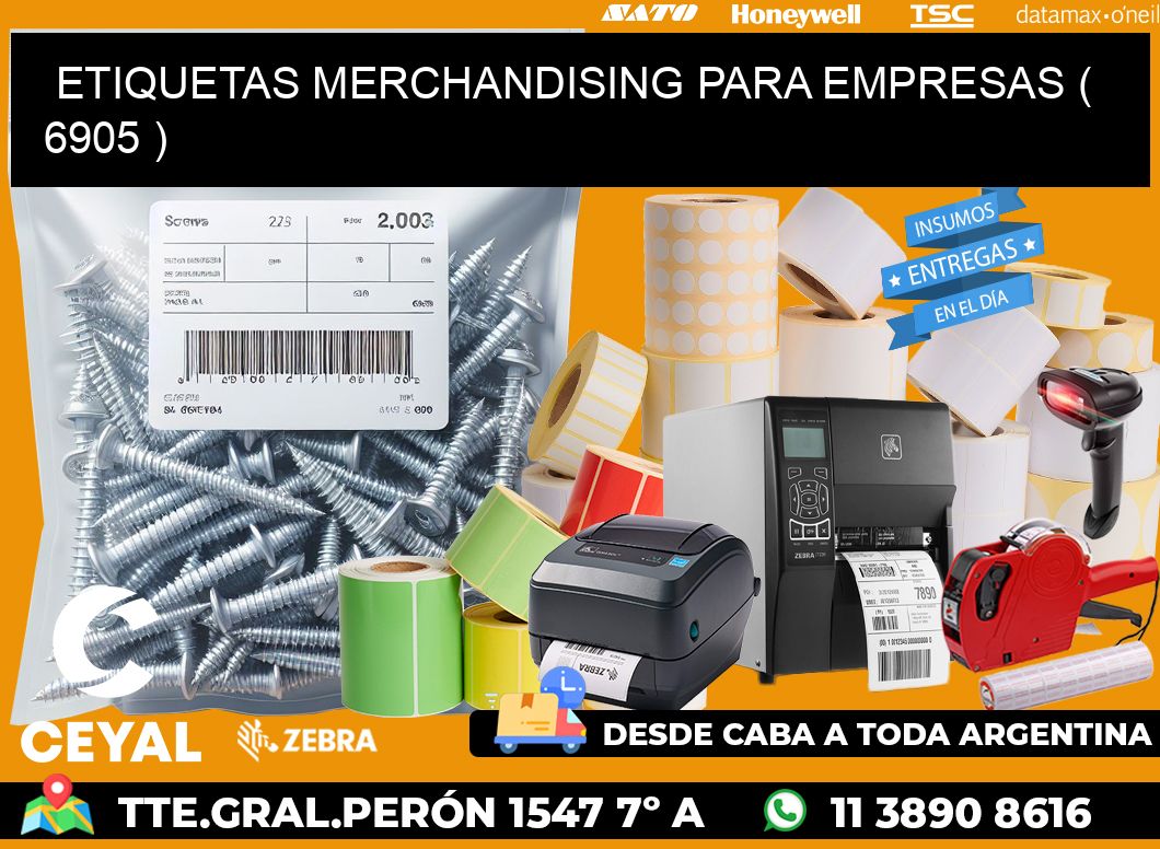 ETIQUETAS MERCHANDISING PARA EMPRESAS ( 6905 )