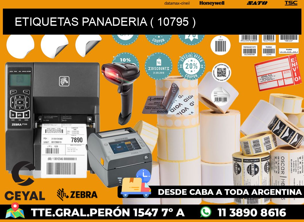 ETIQUETAS PANADERIA ( 10795 )