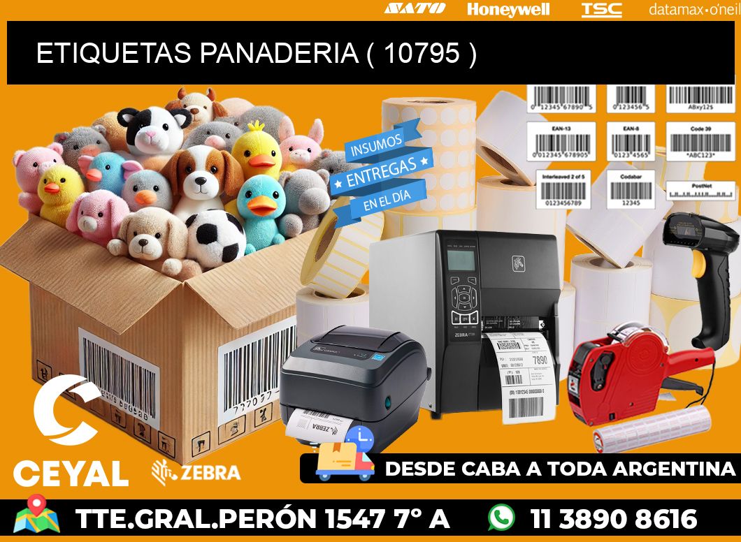 ETIQUETAS PANADERIA ( 10795 )