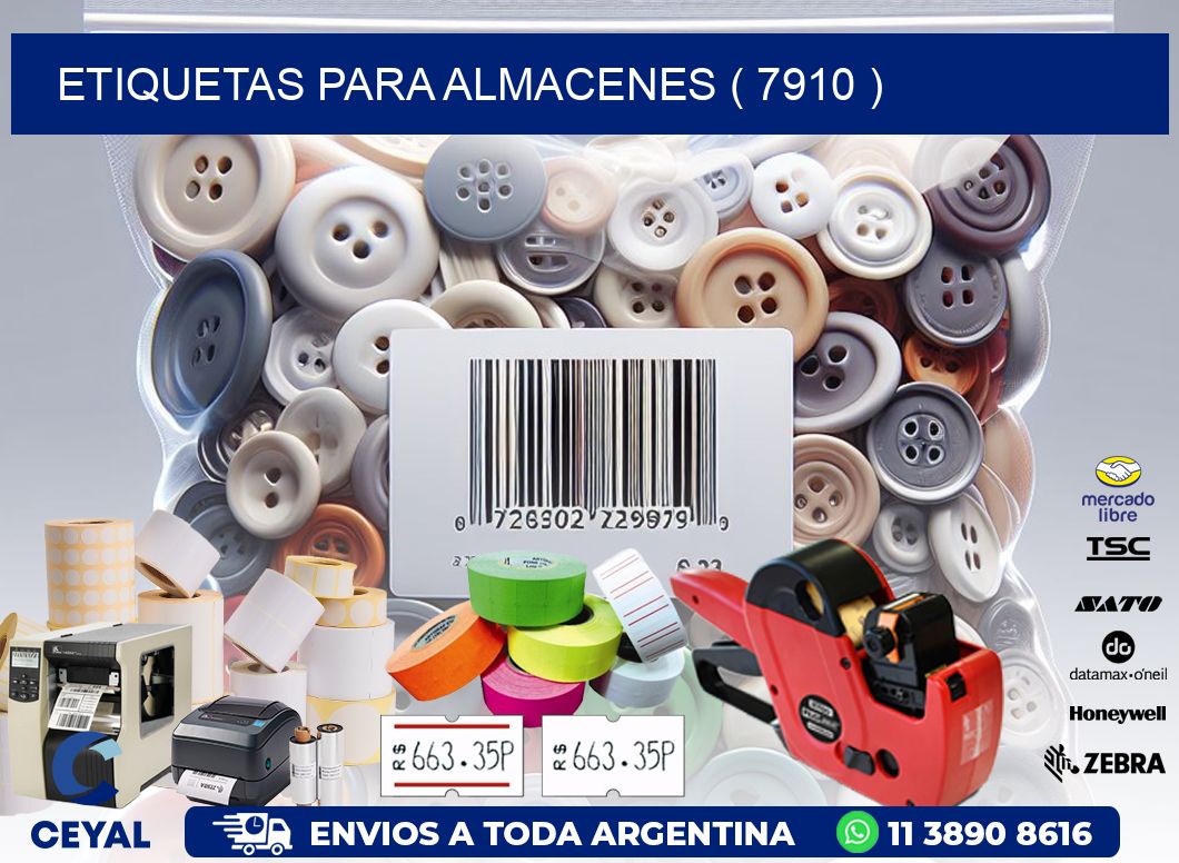 ETIQUETAS PARA ALMACENES ( 7910 )