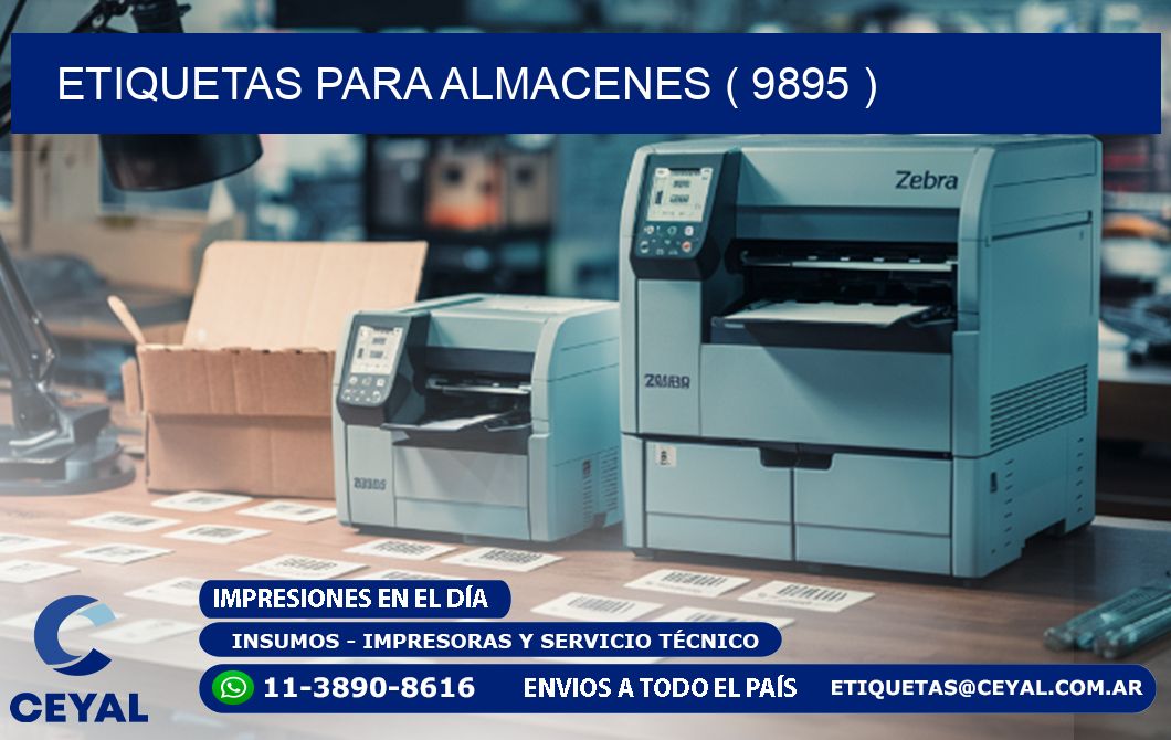 ETIQUETAS PARA ALMACENES ( 9895 )