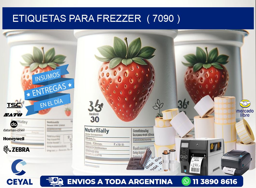 ETIQUETAS PARA FREZZER  ( 7090 )