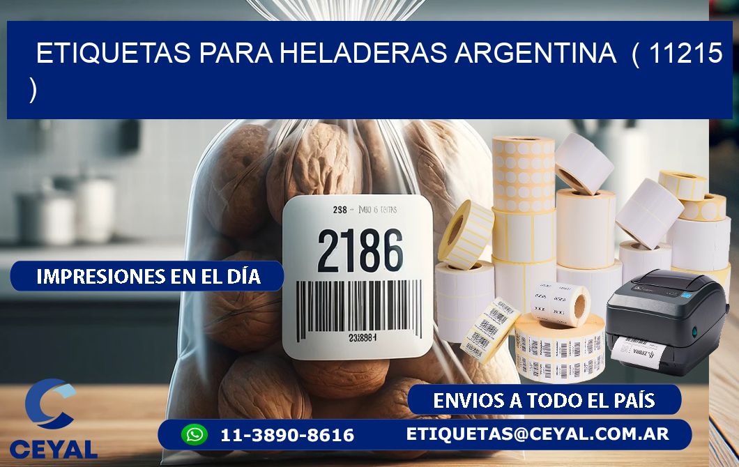 ETIQUETAS PARA HELADERAS ARGENTINA  ( 11215 )