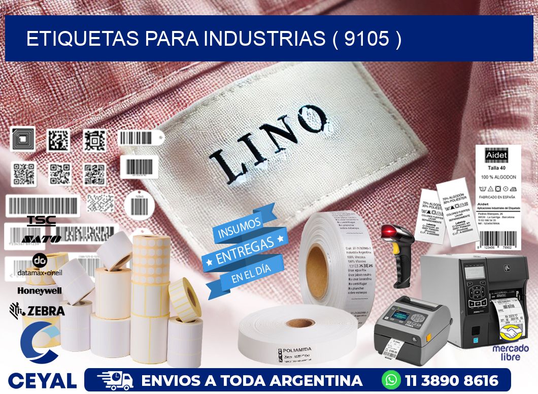 ETIQUETAS PARA INDUSTRIAS ( 9105 )