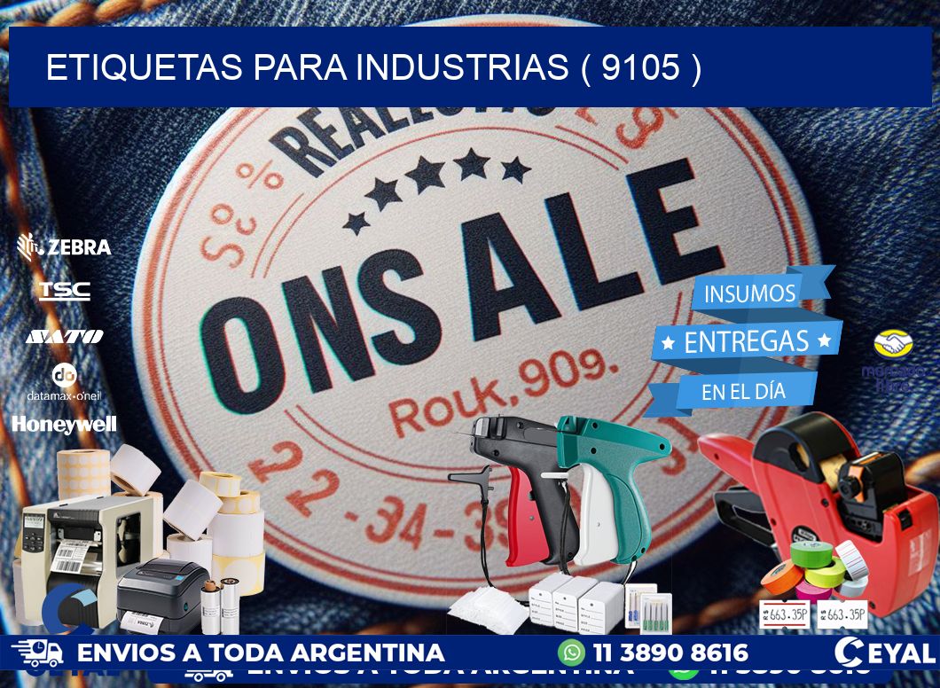 ETIQUETAS PARA INDUSTRIAS ( 9105 )