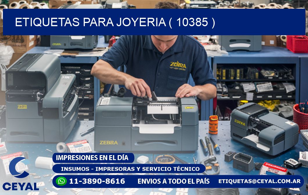 ETIQUETAS PARA JOYERIA ( 10385 )