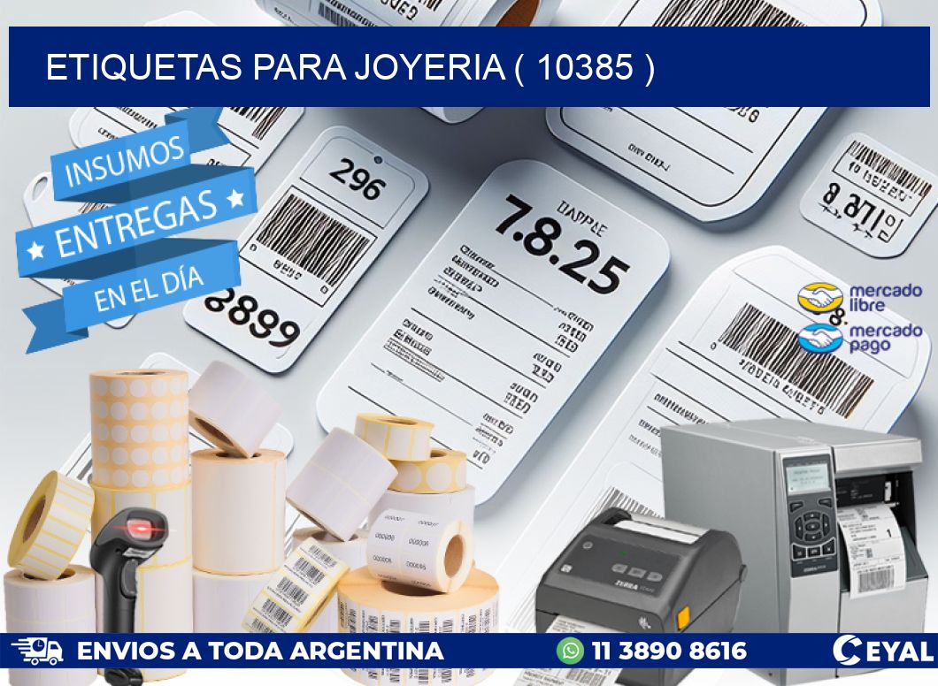 ETIQUETAS PARA JOYERIA ( 10385 )