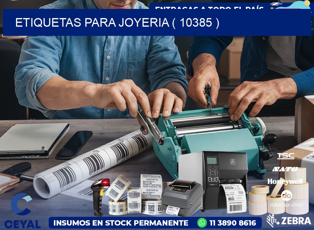 ETIQUETAS PARA JOYERIA ( 10385 )