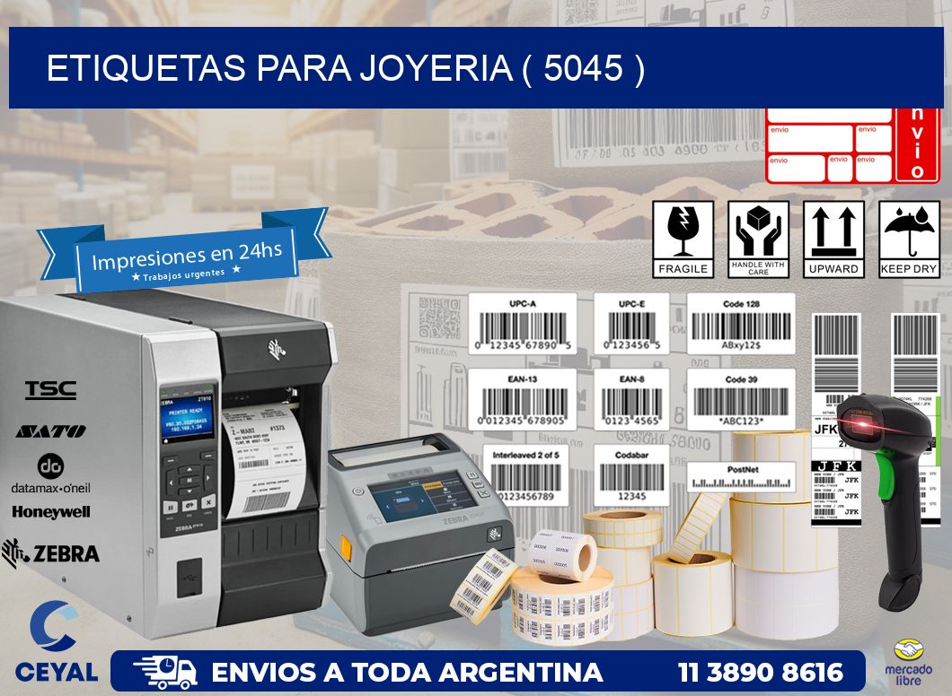 ETIQUETAS PARA JOYERIA ( 5045 )