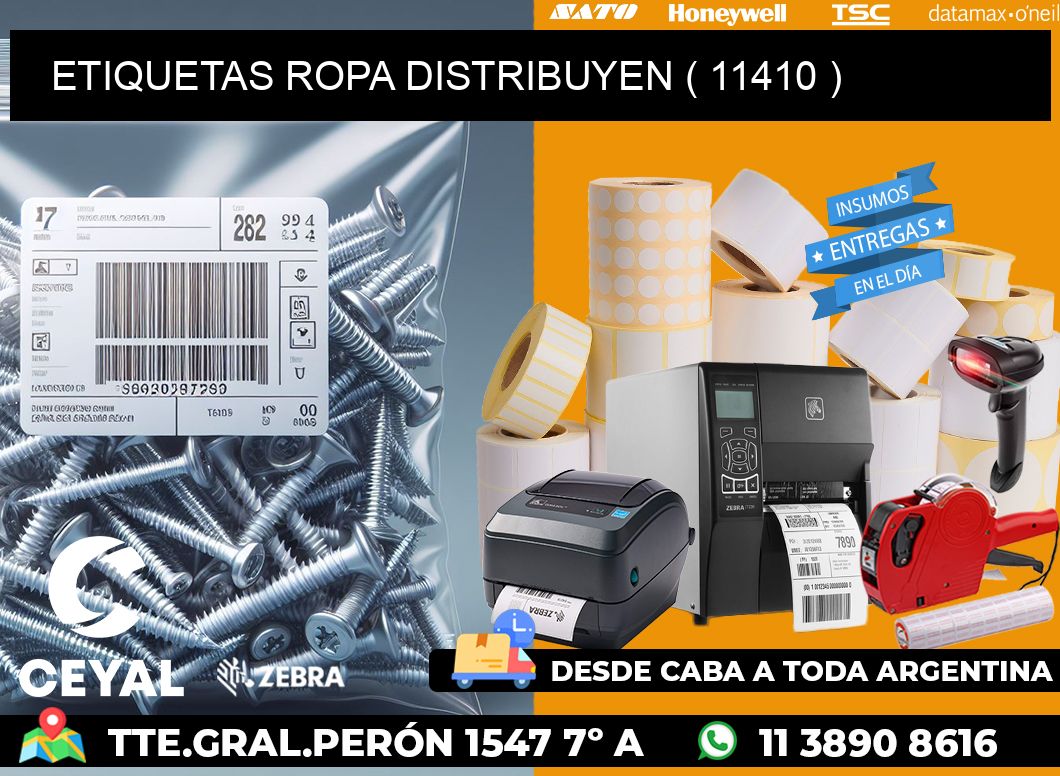 ETIQUETAS ROPA DISTRIBUYEN ( 11410 )