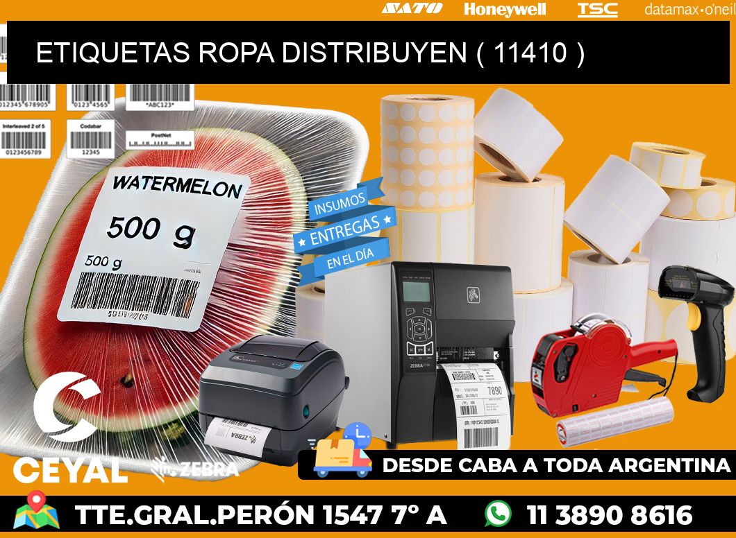 ETIQUETAS ROPA DISTRIBUYEN ( 11410 )