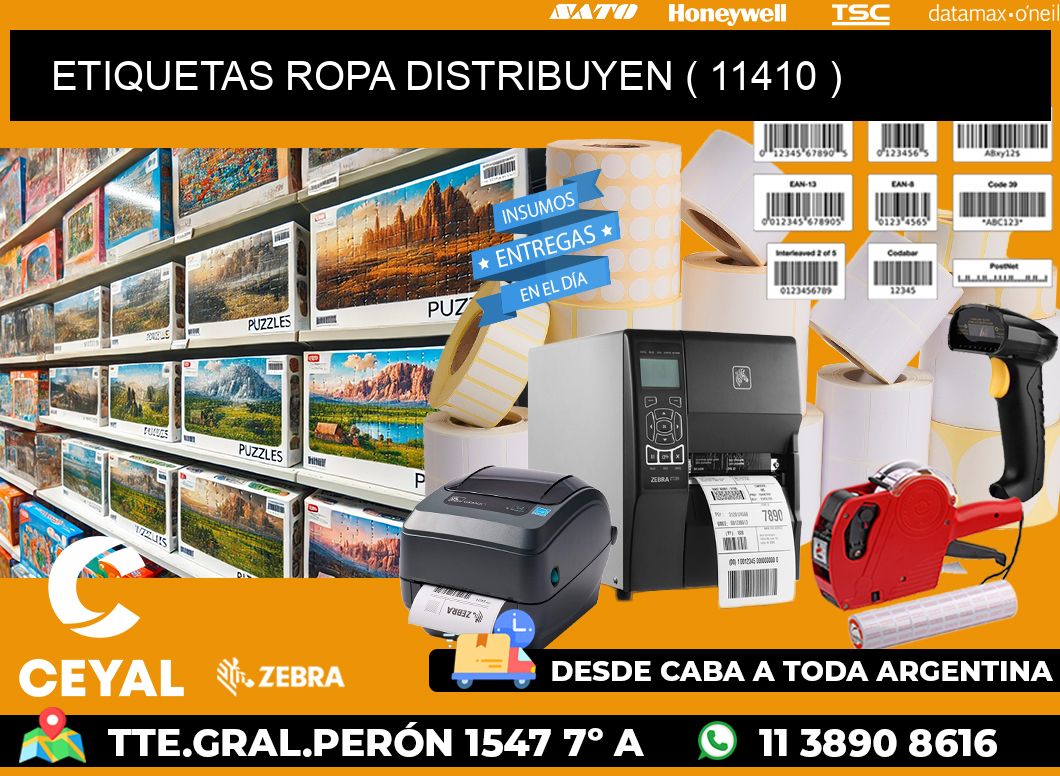 ETIQUETAS ROPA DISTRIBUYEN ( 11410 )