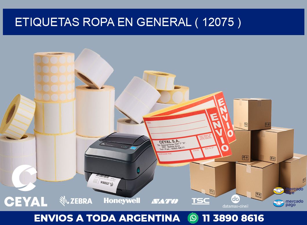 ETIQUETAS ROPA EN GENERAL ( 12075 )