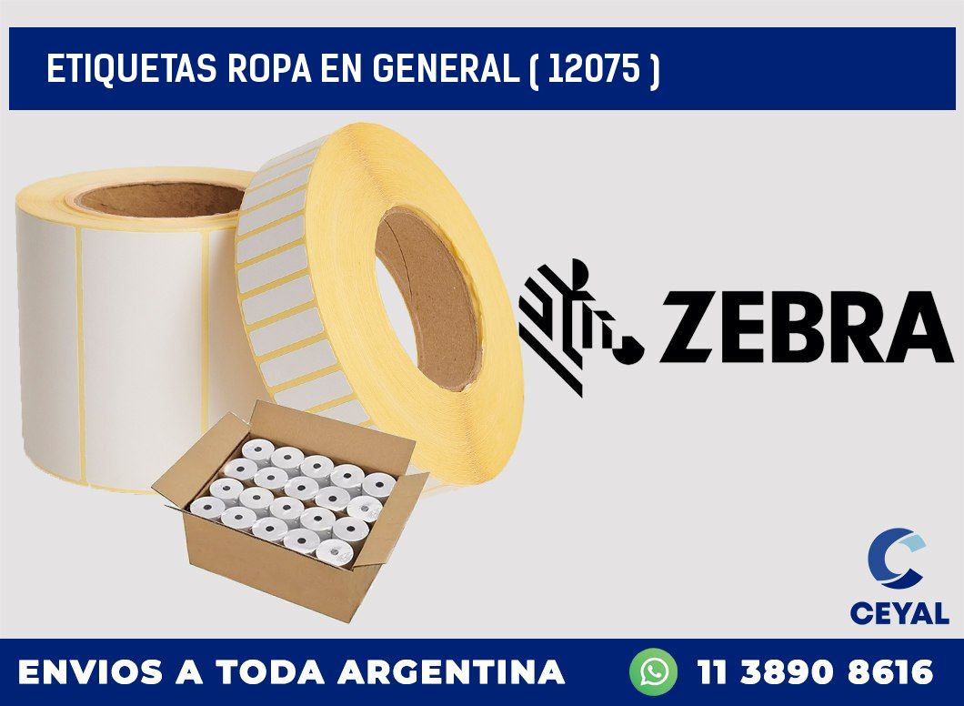 ETIQUETAS ROPA EN GENERAL ( 12075 )