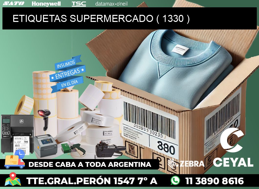 ETIQUETAS SUPERMERCADO ( 1330 )