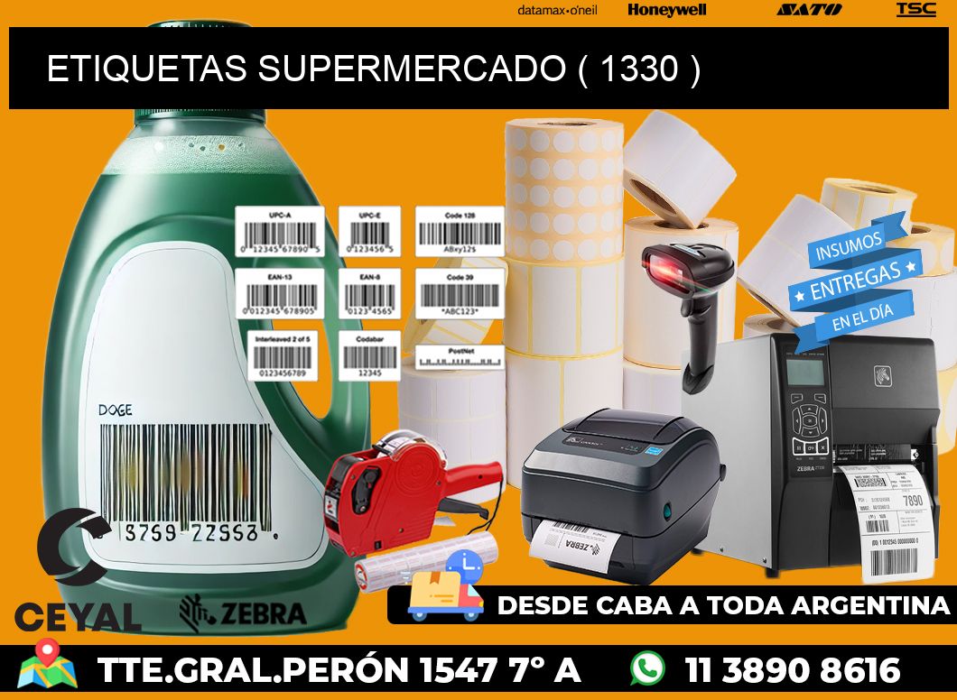 ETIQUETAS SUPERMERCADO ( 1330 )