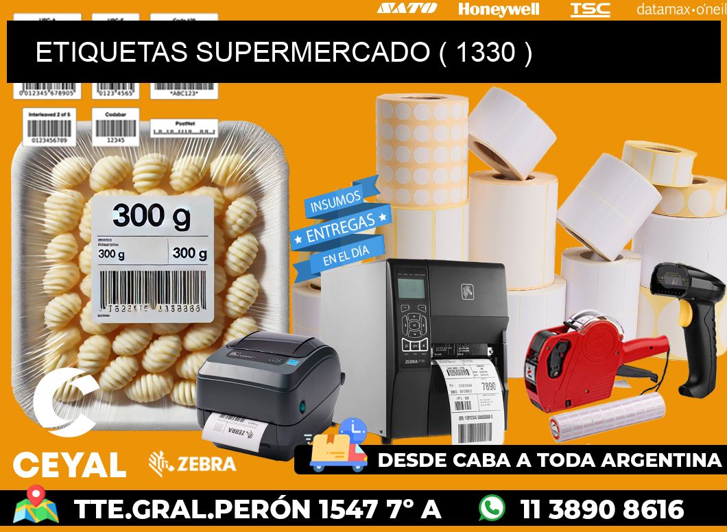 ETIQUETAS SUPERMERCADO ( 1330 )