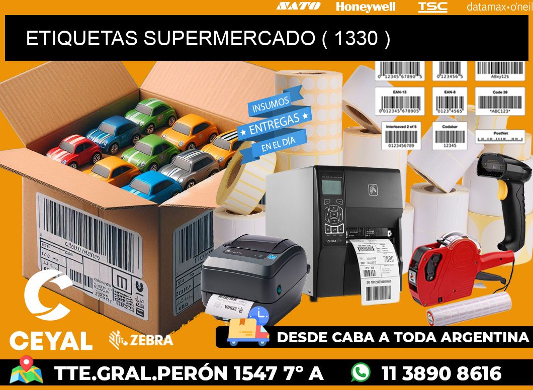 ETIQUETAS SUPERMERCADO ( 1330 )