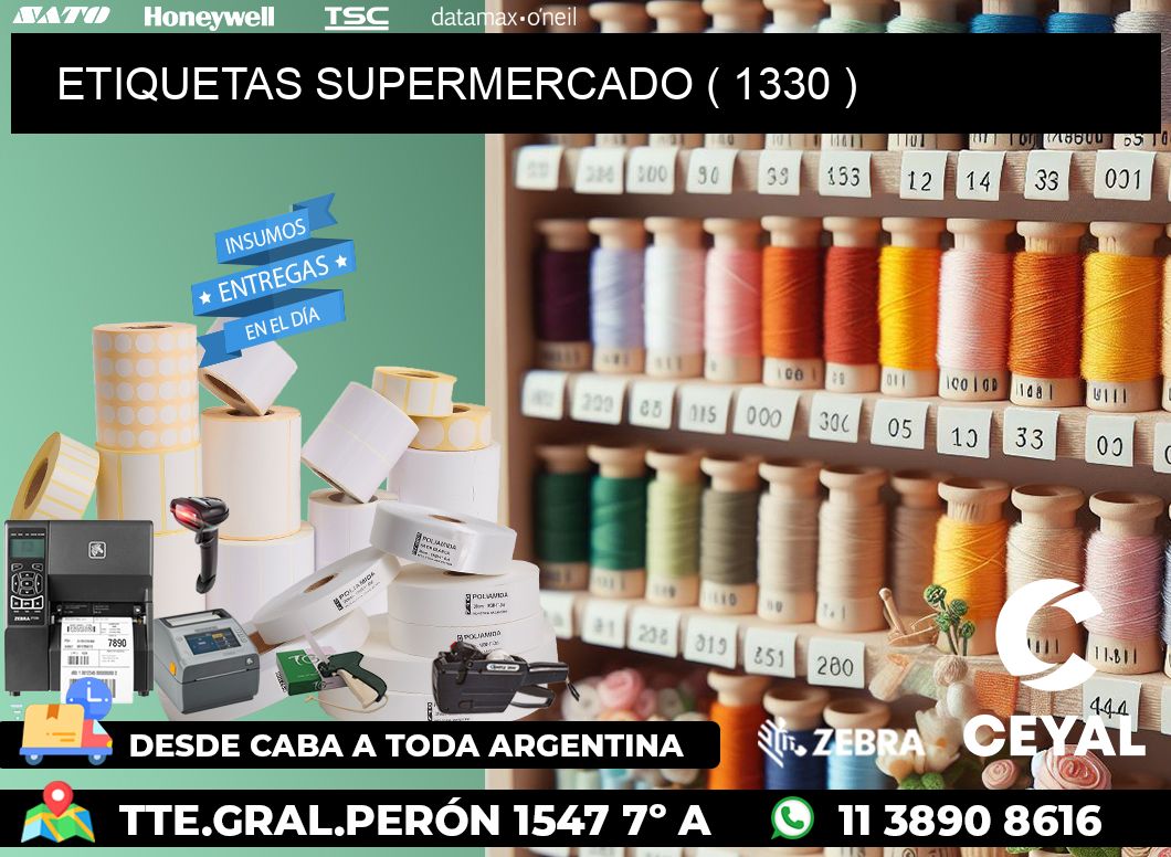 ETIQUETAS SUPERMERCADO ( 1330 )