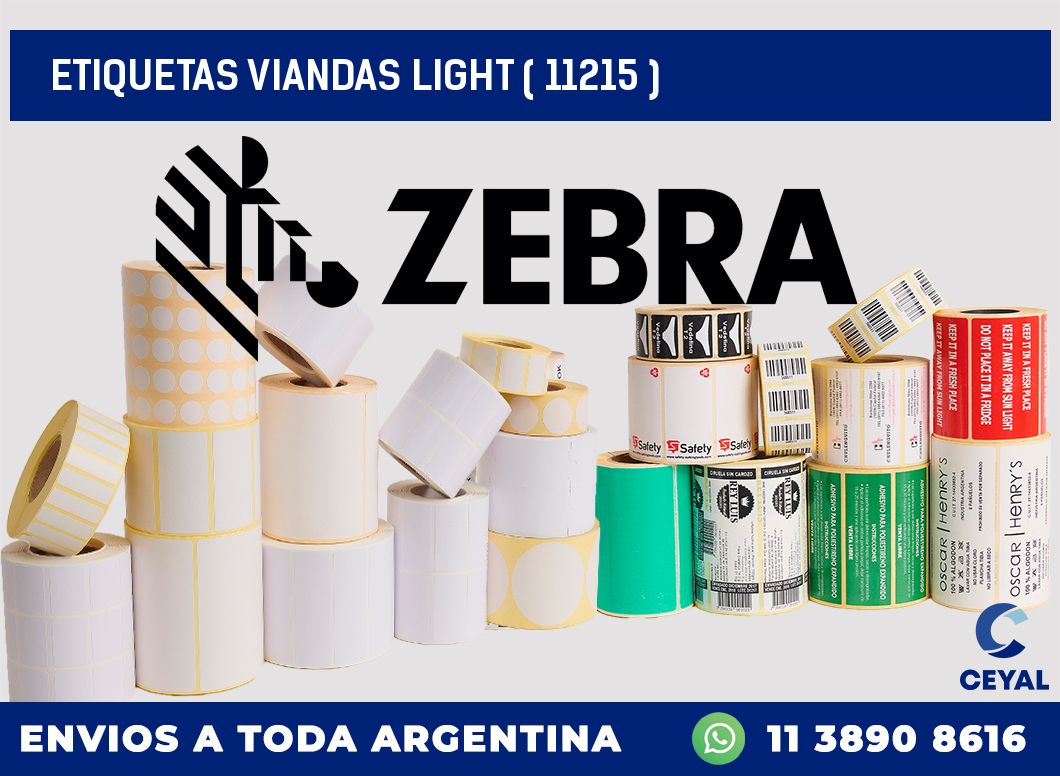 ETIQUETAS VIANDAS LIGHT ( 11215 )