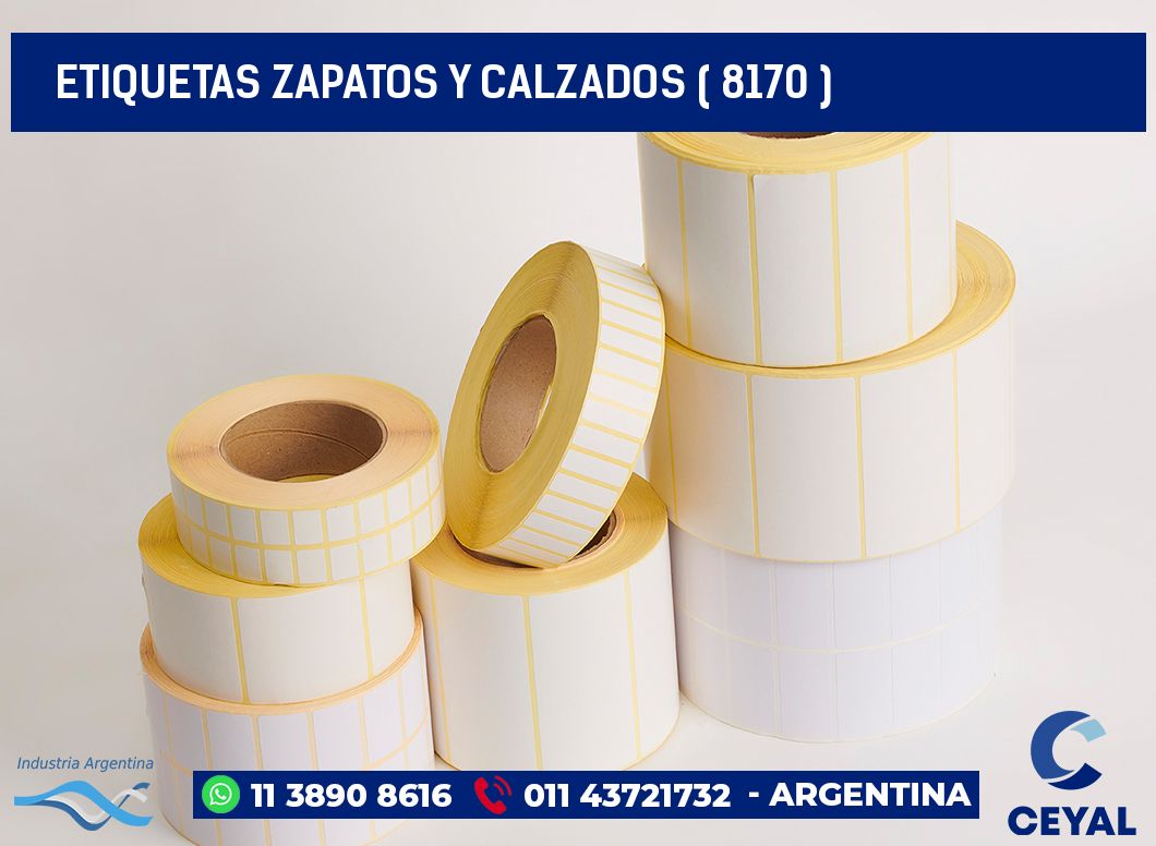 ETIQUETAS ZAPATOS Y CALZADOS ( 8170 )