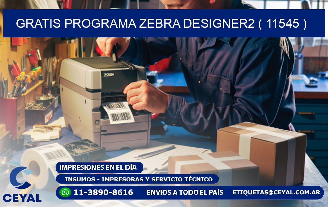 GRATIS PROGRAMA ZEBRA DESIGNER2 ( 11545 )